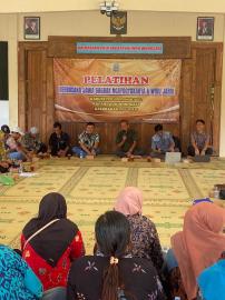 Pelatihan Pemakaian Busana Jawa Gagrak Yogyakarta dan Wiru Jarik di Kalurahan Pulutan